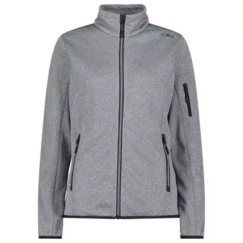 Флисовая жилетка Cmp Women's Knitted + Mesh, цвет Glacier/Cemento