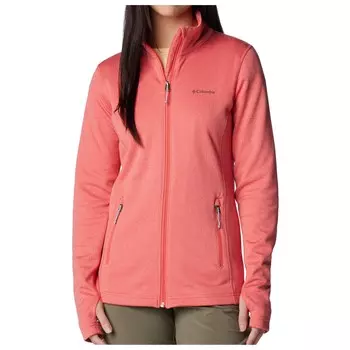 Флисовая жилетка Columbia Women's Park View Grid Fleece Full Zip, цвет Juicy Heather