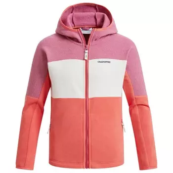 Флисовая жилетка Craghoppers Kid's Bindloe Kapuzenjacke, цвет Dusky Hibiscus/Deep Coral
