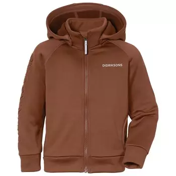 Флисовая жилетка Didriksons Kid's Corin Full Zip 7, цвет Earth Brown