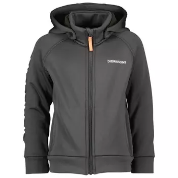 Флисовая жилетка Didriksons Kid's Corin Full Zip 7, цвет Coal Black