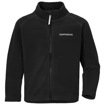 Флисовая жилетка Didriksons Kid's Monte Fullzip 8, черный