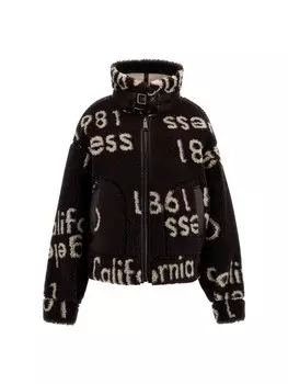 Флисовая жилетка GUESS, коричневый
