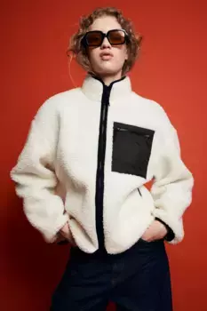 Флисовая жилетка H&M, бежевый