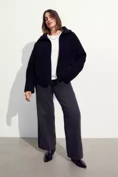 Флисовая жилетка H&M, черный
