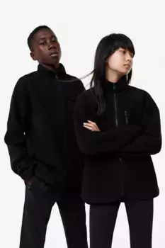 Флисовая жилетка H&M, черный