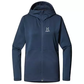 Флисовая жилетка Haglfs Women's Lark Mid Hood, цвет Tarn Blue