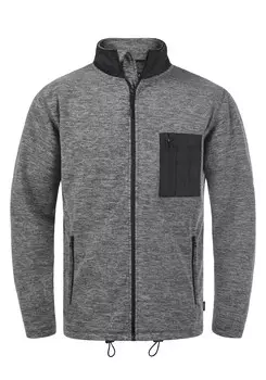 Флисовая жилетка INDICODE JEANS Wilton, пестрый серый