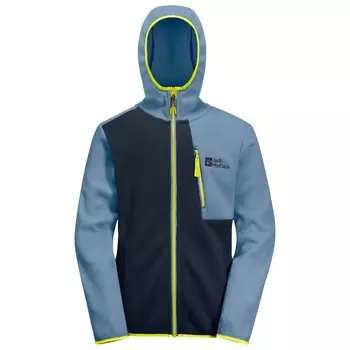 Флисовая жилетка Jack Wolfskin Kid's Actamic Grid Midlayer, цвет Elemental Blue