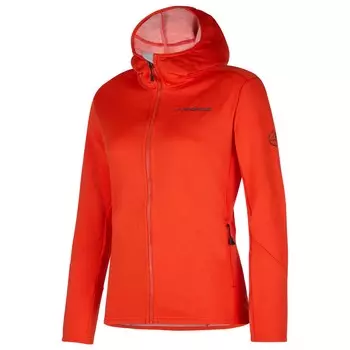 Флисовая жилетка La Sportiva Women's Cosmic Hoody, цвет Cherry Tomato/Carbon