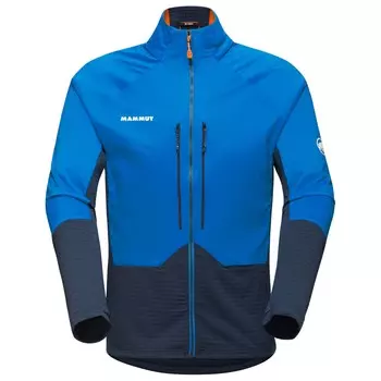 Флисовая жилетка Mammut Eiger Nordwand Midlayer Hybrid, цвет Azurit/Night