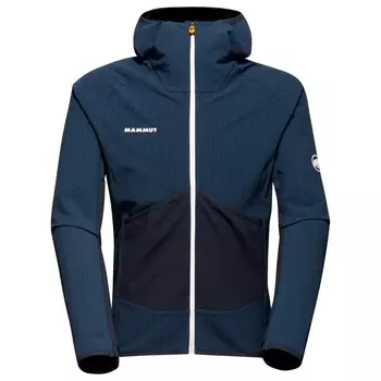 Флисовая жилетка Mammut Eiger Speed ML Hybrid Hooded, цвет Night