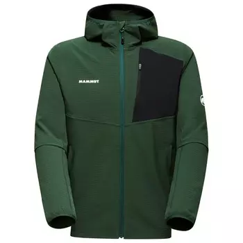 Флисовая жилетка Mammut Madris Light ML Hooded, цвет Woods/Black