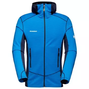 Флисовая жилетка Mammut Taiss Light Midlayer Hooded, цвет Azurit/Marine