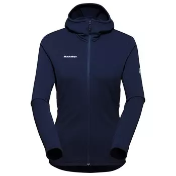 Флисовая жилетка Mammut Women's Aconcagua Light Midlayer Hooded, цвет Marine