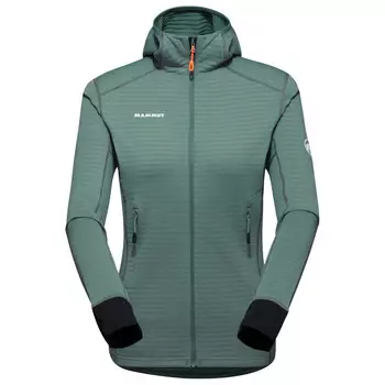 Флисовая жилетка Mammut Women's Taiss Light Midlayer Hooded, цвет Dark Jade/Black