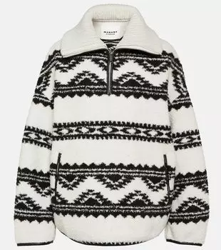 Флисовая жилетка Marant Etoile, белый