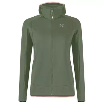 Флисовая жилетка Montura Women's Light Revolution Maglia, цвет Verde Salvia/Light Rose