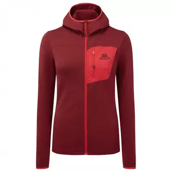 Флисовая жилетка Mountain Equipment Women's Lumiko Hooded, цвет Rhubarb/Capsicum
