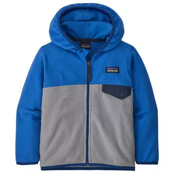 Флисовая жилетка Patagonia Baby Micro D Snap T, цвет Salt Grey