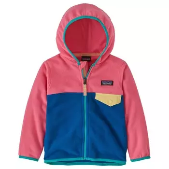 Флисовая жилетка Patagonia Baby Micro D Snap T, цвет Endless Blue