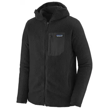 Флисовая жилетка Patagonia R1 Air Full Zip Hoody, черный