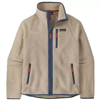 Флисовая жилетка Patagonia Retro Pile, цвет Dark Natural/Utility Blue