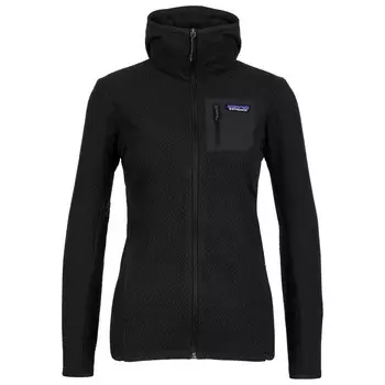 Флисовая жилетка Patagonia Women's R1 Air Full Zip Hoody, черный