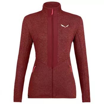 Флисовая жилетка Salewa Women's Rocca 2 PL Full Zip, цвет Syrah Melange