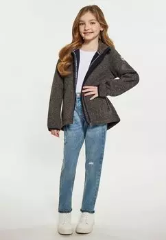 Флисовая жилетка Schmuddelwedda, серый меланж