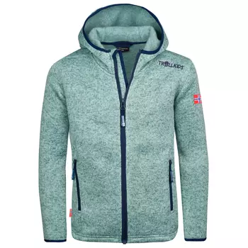 Флисовая жилетка Trollkids Girl's Jondalen XT, цвет Glacier Green/Navy