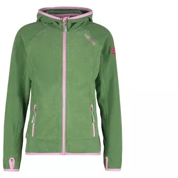 Флисовая жилетка Trollkids Girls Sandefjord, цвет Pistachio Green/Wild Rose