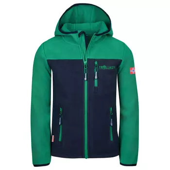 Флисовая жилетка Trollkids Kid's Stavanger, цвет Pepper Green/Navy