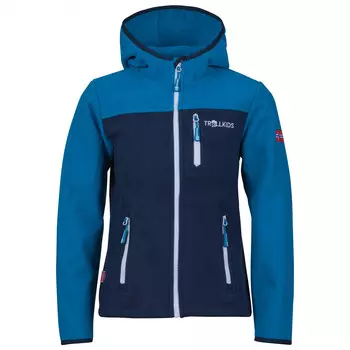 Флисовая жилетка Trollkids Kid's Stavanger, цвет Azure Blue/Navy