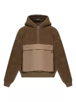Флисовое худи DSQUARED2, коричневый