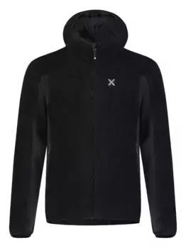 Флисовое худи на молнии Monture, черный