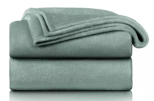Флисовое одеяло Blumtal Anton, 150x1x130 см цвет graugrn