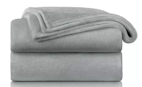 Флисовое одеяло Blumtal Anton, 150x1x130 см, серый