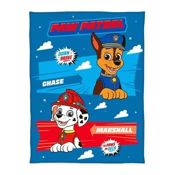 Флисовое одеяло для пастухов 130х170см, очаровательное одеяло Paw Patrol, лилово-розовое детское одеяло, флисовое Herding, синий
