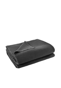 Флисовое одеяло из мягкого флиса Zoeppritz, anthracite mel.