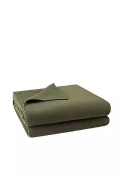 Флисовое одеяло из мягкого флиса Zoeppritz, olive branch