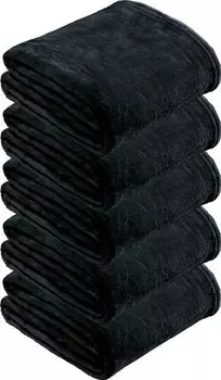 Флисовое одеяло REDBEST 5er-Pack 204847, 150x1x200 см, черный