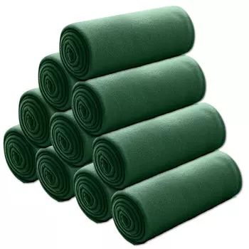 Флисовое одеяло wometo, 130x160 см, темно-зеленый