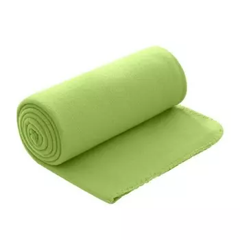 Флисовое одеяло wometo basic Polar-Fleece, 130x160 см, зеленый