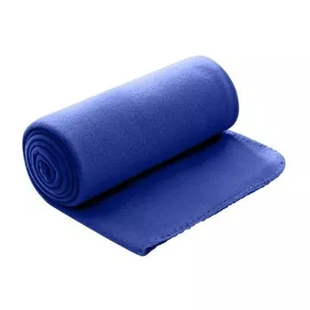 Флисовое одеяло wometo basic Polar-Fleece, 130x160 см, темно-синий