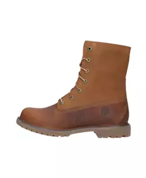 Флисовые ботинки Teddy на шнуровке Timberland, коричневый