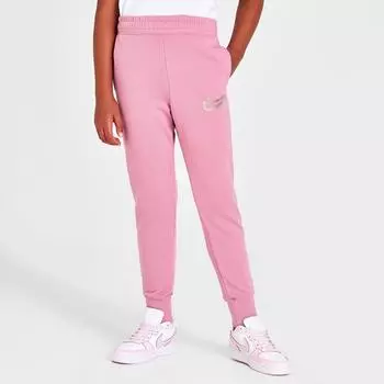 Флисовые брюки-джоггеры Nike Sportswear Icon для девочек, розовый