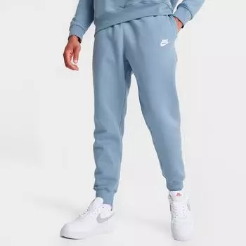 Флисовые брюки-джоггеры с манжетами Nike Sportswear Club, синий