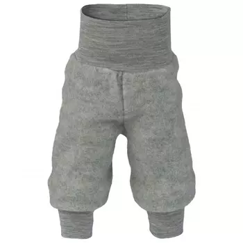 Флисовые брюки Engel Baby Hose mit Nabelbund, цвет Hellgrau Melange