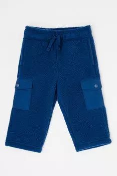 Флисовые брюки-карго Gap, синий